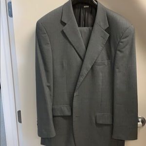 Alfani gray suit with pinstripes